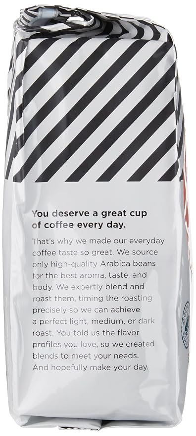 Amazon Fresh Colombia Ground Coffee, Medium Roast, 12 Ounce (Pack of 3)