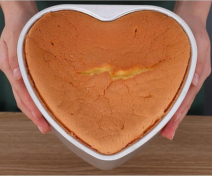 8 Inches Aluminum Heart Shaped Cake Pans Tins