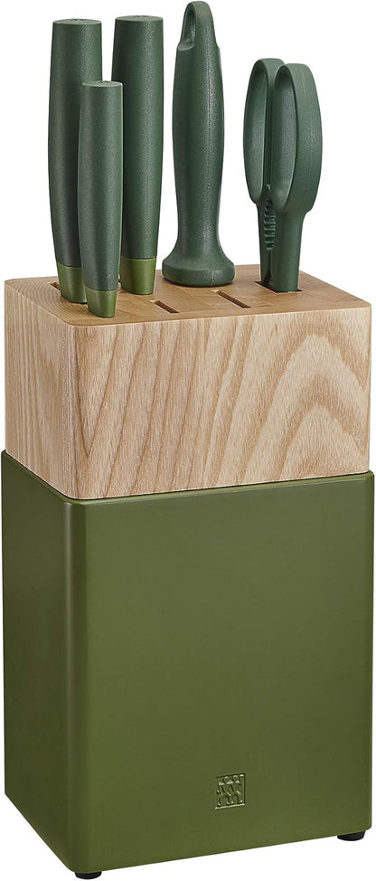 ZWILLING Now S 6-pc Knife Block Set-Lime Green