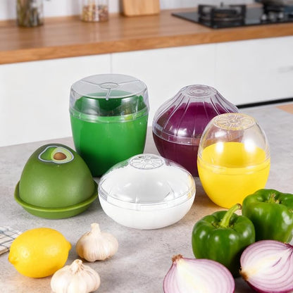 Onion Storage, Avocado Saver Keeper, Reusable Tomato Lemon Holder Storage Container (Lemon Saver)