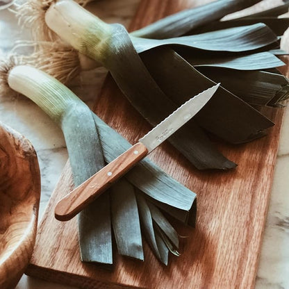 Opinel Essentials Kitchen Knife Box Set - Olive Wood