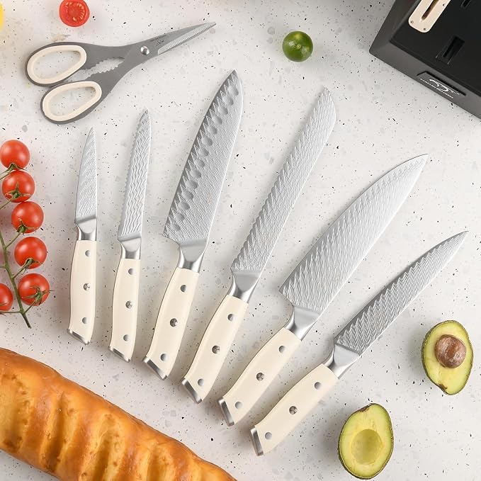NANFANG BROTHERS Damascus + VG10 Knife,68 Layers, Sharp,Multi-functional,Cooking Utensils,Cutting Meat,Vegetables,Fruits,Home Use,Commercial