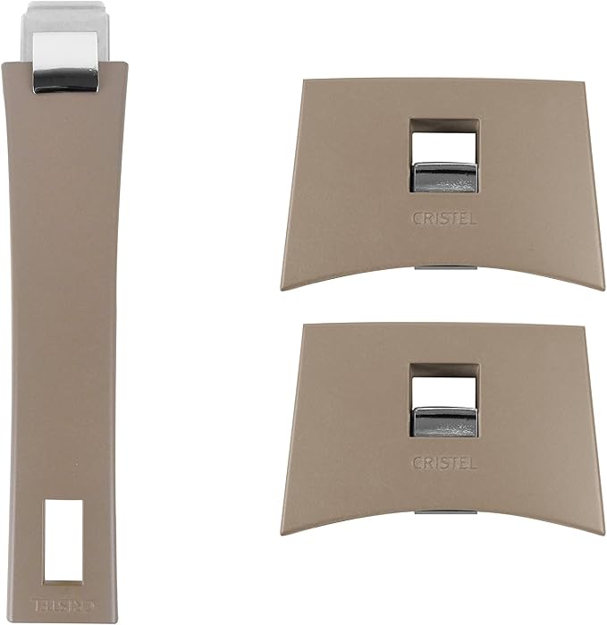 Cristel Mutine Plmat Side Handle, Taupe