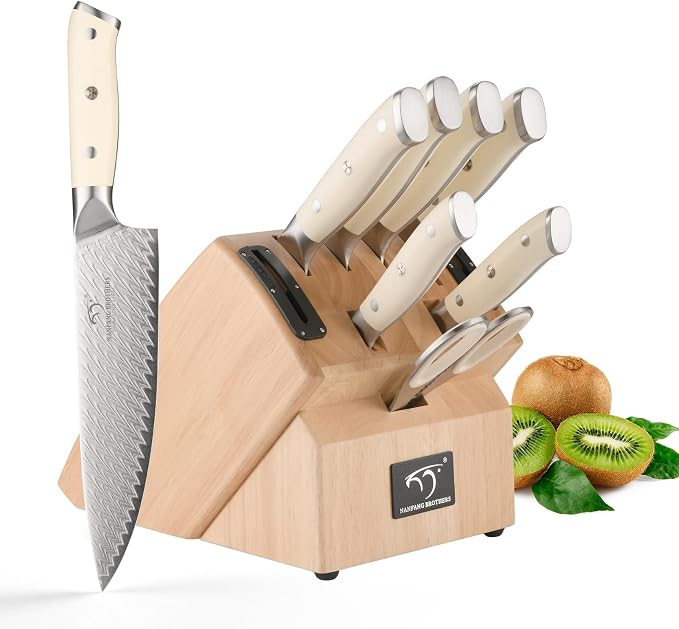 NANFANG BROTHERS Damascus + VG10 Knife,71 Layers, Sharp,Multi-functional,Cooking Utensils,Cutting Meat,Vegetables,Fruits,Home Use,Commercial