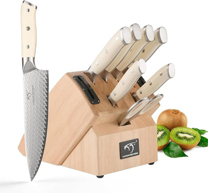 NANFANG BROTHERS Damascus + VG10 Knife,71 Layers, Sharp,Multi-functional,Cooking Utensils,Cutting Meat,Vegetables,Fruits,Home Use,Commercial