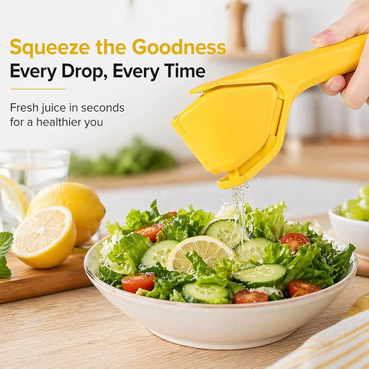 Lemon Squeezer, Effortless Manual Flat Lime Juicer Squeezer, Hand Citrus Press, Folds Design For Saving Space Storage, Easy to Make Juice From Lemon, Lime, Cirtus, Orange, Fruits