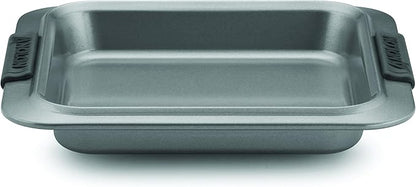 Anolon Advanced Nonstick Baking Pan / Nonstick Cake Pan, Square - 9 Inch, Gray