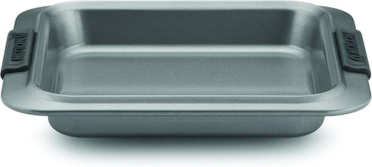 Anolon Advanced Nonstick Baking Pan / Nonstick Cake Pan, Square - 9 Inch, Gray