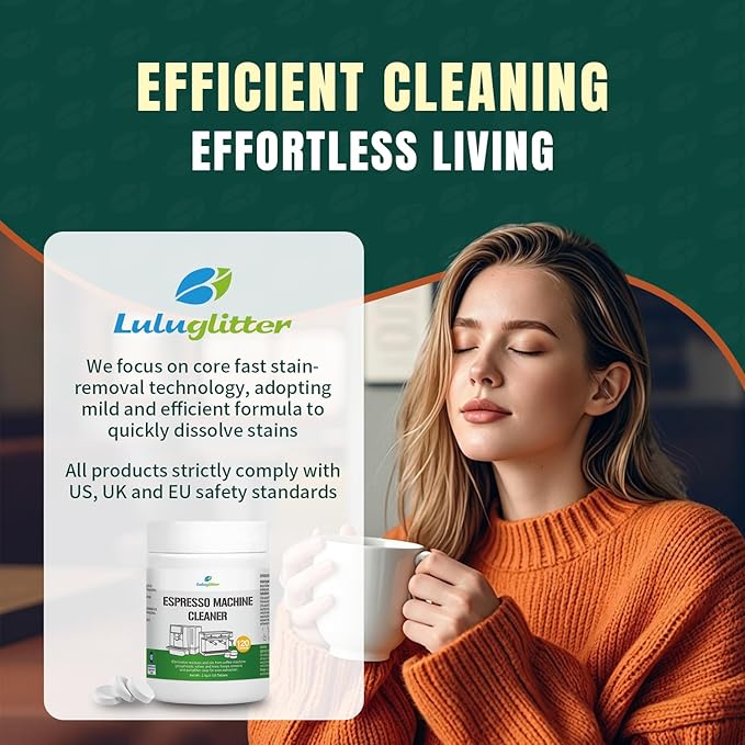 Espresso Machine Cleaning Tablets Expresso Maker Backflush Oil Remover 120 Tabs Compatible with Breville Barista Express, Gaggia, Delonghi, Jura, Philips