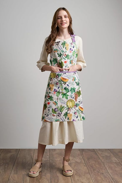 Maison d' Hermine 100% Cotton Apron for women with Pocket Kitchen Chef Apron for Men Cooking Spring Summer