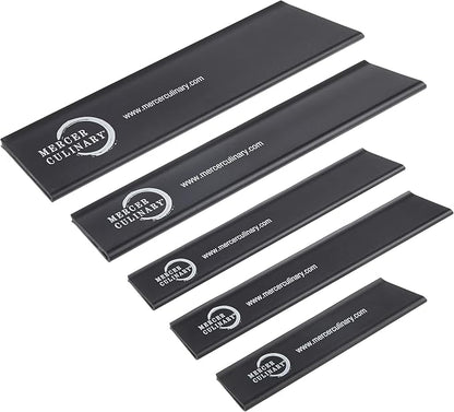 Mercer Culinary 5-Piece Knife Guard Set, Multiple Sizes, Black