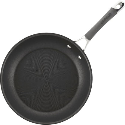 Circulon Radiance Hard-Anodized Nonstick Cookware Set, Kitchen Pots and Pans Set, 10-Piece, Gray