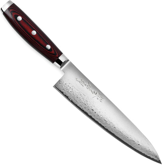 Yaxell Super Gou 8" Chef's Knife - Made in Japan - 161 Layers SG2 Stainless Damascus