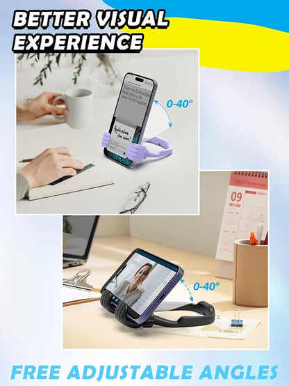 Graduation Gifts for Teens Girls Kids Teenager Cell Phone Stand: UPGRADE Adjustable Thumbs Up Lazy Phone Holder for Desk Fun Birthday Gift for Women Wife Mom Adults Stocking Stuffers Ideas Must Have