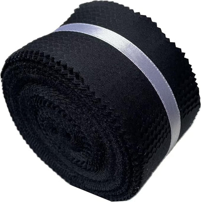 40 Strip Jelly Roll Fabric Strips for Sewing, 100% Cotton Fabric for Quilting Crafting, Patchwork Precut Quilt Squares-2.5" x 44" Black