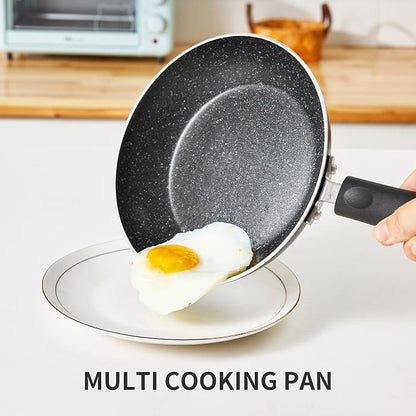 Nonstick Frying Pan Set-3-Pieces Skillet Set Induction Compatible,8 Inch,9.5 Inch and 11 Inch Omelette Pan with Bakelite Handles