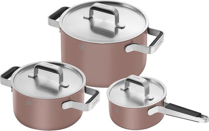 ZWILLING Pure 6-pc Stainless Steel Cookware Set, Rose