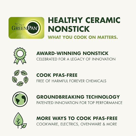 GreenPan Spectra 10 Piece Cookware Set,Hybrid Tri-Ply Stainless Steel, PFAS-Free Ceramic Nonstick Textured Cooking Surface,Induction Pots & Pans with Lids, Dishwasher Safe,Oven & Broiler Temp to 850˚F