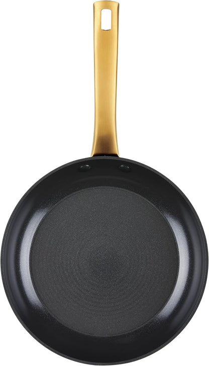Farberware Forged Induction Ceramic Nonstick Cookware Set, 12-Piece, Black Pots & Pans