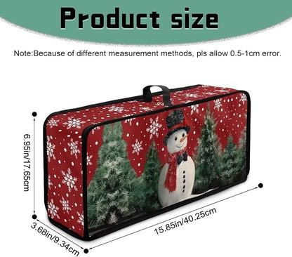 Christmas Snowman Toaster Cover 2 Slice Red Xmas Party Slim 2 Slice Toaster Cover Easy to Fold and Carry, Heat-Resistant Dustproof Kitchen Appliance Protector