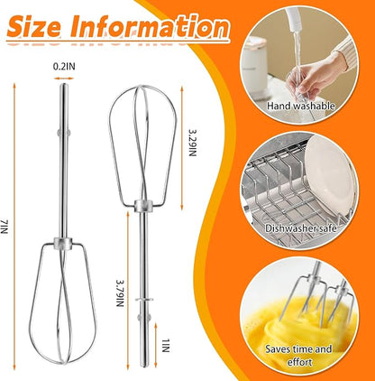 Hand Mixer Beaters Attachments for Kitchenaid Stainless Steel