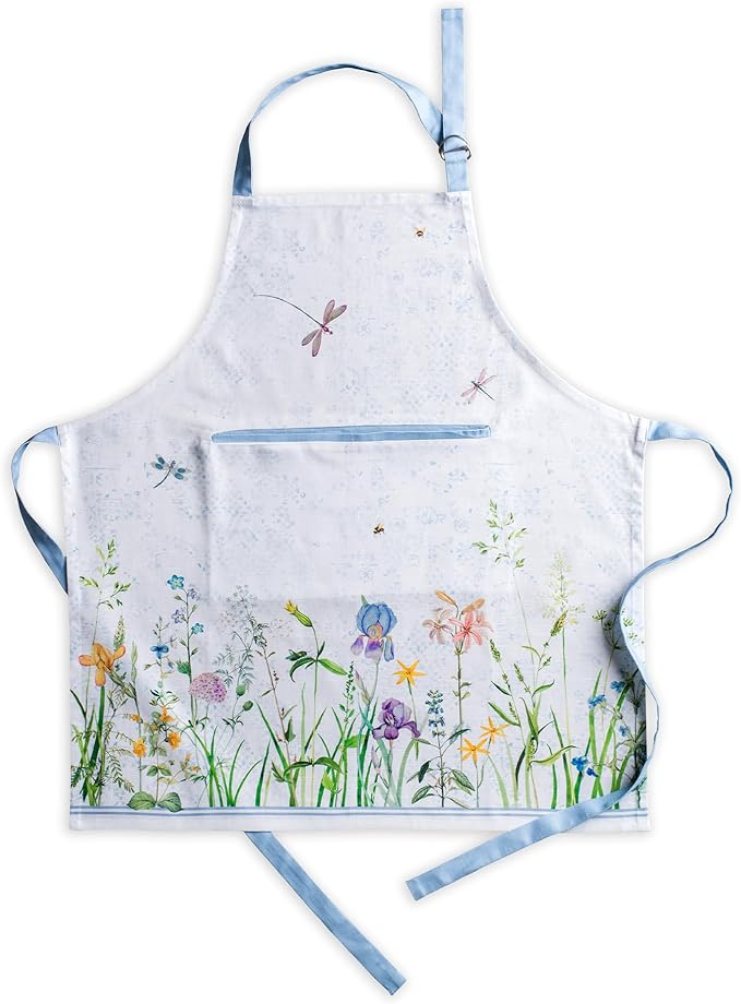 Maison d' Hermine 100% Cotton Apron for women with Pocket Kitchen Chef Apron for Men Cooking Spring Summer