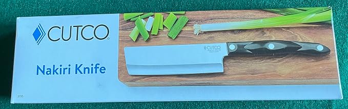 Cutco Nakiri Knife-This is THE knife for vegetable prep. Designed for clean slicing, chopping and dicing of fruits and vegetables