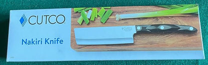 Cutco Nakiri Knife-This is THE knife for vegetable prep. Designed for clean slicing, chopping and dicing of fruits and vegetables