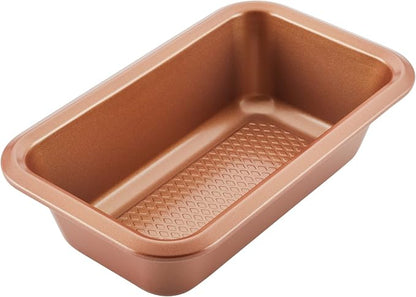 Ayesha Curry Kitchenware Bakeware Nonstick Baking Cookie, Loaf, Cake Pan Set, 7-Piece, Copper