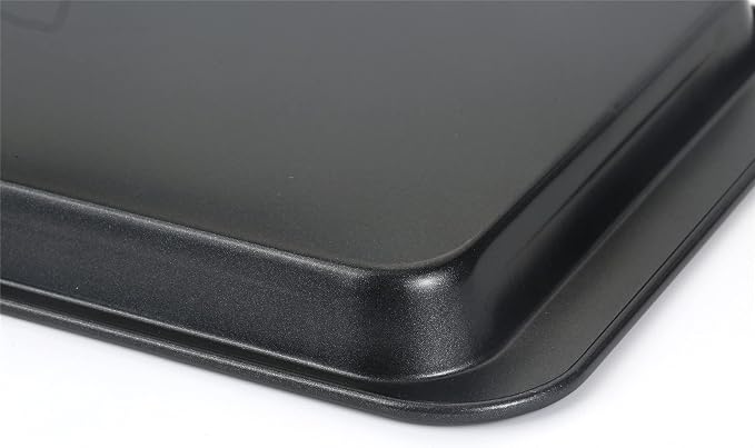 Baking Sheets Toaster Oven Pans, Cookie Sheets for Baking Tray Non Stick, Broiler Quarter Half Sheet Pan, Jelly Roll Pan Cake Pan Set for Cooking, Walooza Rimmed Cookie Sheets for Baking Nonstick