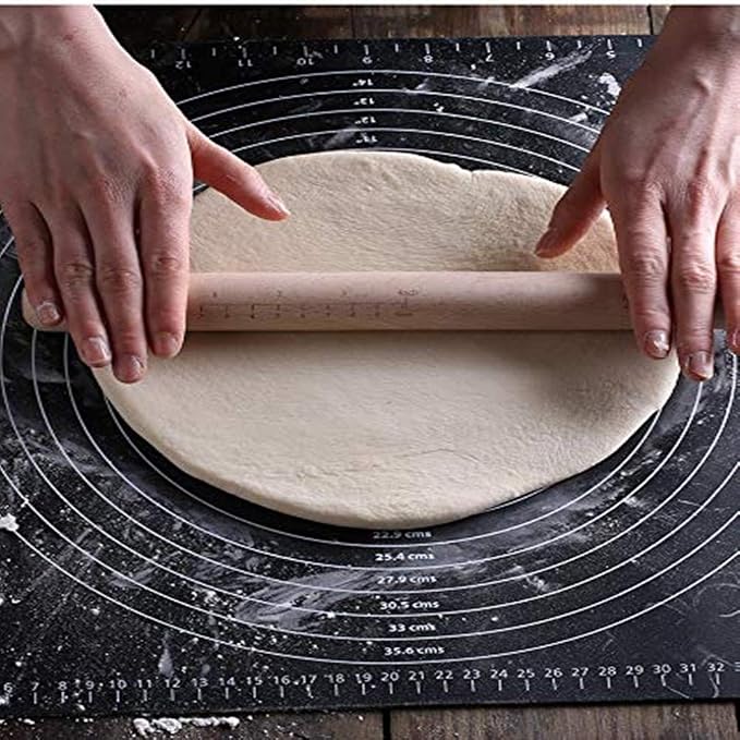 Rolling Pin,Baking Dough Roller for Dumpling, Tortilla,Pizza, Pie, Bread, Pastry.（15inch ）