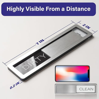 Dishwasher Clean Dirty Sign - Spanish Clean Dirty Magnet for Dishwasher,LIMPIO/SUCIO Sign, Dishwasher Magnet Slider Indicator - Kitchen Signs