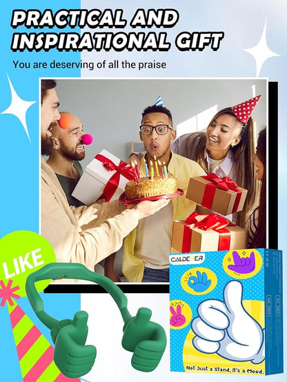 Gifts for Teens Boys Girls Cell Phone Holder: Mens Gifts for Women Adults Thumbs Up Phone Stand Gifts for Kids Teenager Husband Wife Dad Mom Cool Gadgets Ideas Stocking Stuffers Birthday Gift