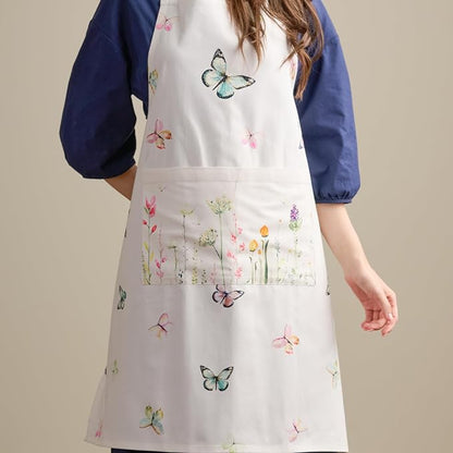 Maison d' Hermine 100% Cotton Apron for women with Pocket Kitchen Chef Apron for Men Cooking Spring Summer