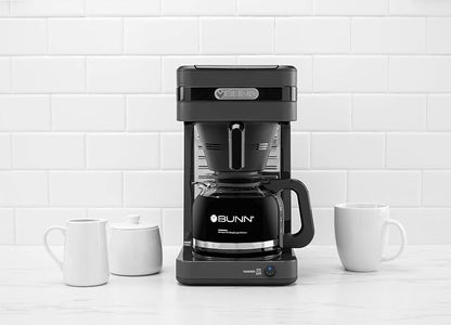 BUNN CSB2GD Speed Brew High Altitude Coffee Maker 10 Cup, Dark charcoal grey