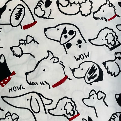 Cotton Fabric Squares 5x5 Charm Packs for Quilting 5 inch for Baby Boy Sewing Patchwork 42pcs (Dog Fabric)