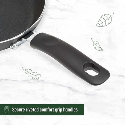 Goodful Ceramic Nonstick Pots and Pans Set, Premium Ceramic Coating Made without PFOA, PTFE or PFAS, Dishwasher Safe, 12-Piece, Charcoal Gray
