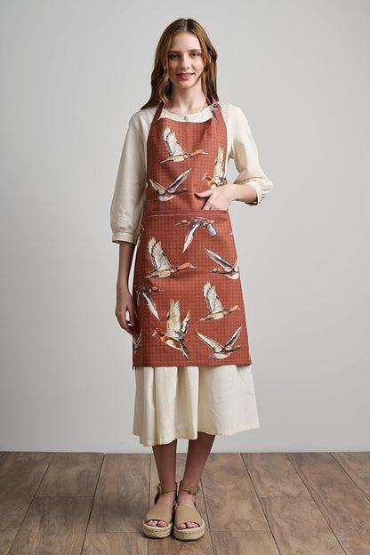 Maison d' Hermine 100% Cotton Apron for women with Pocket Kitchen Chef Apron for Men Cooking Spring Summer