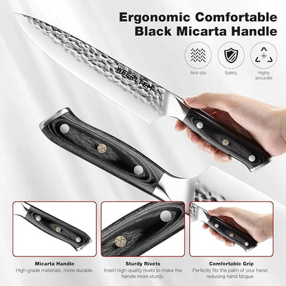 Damascus chef knife