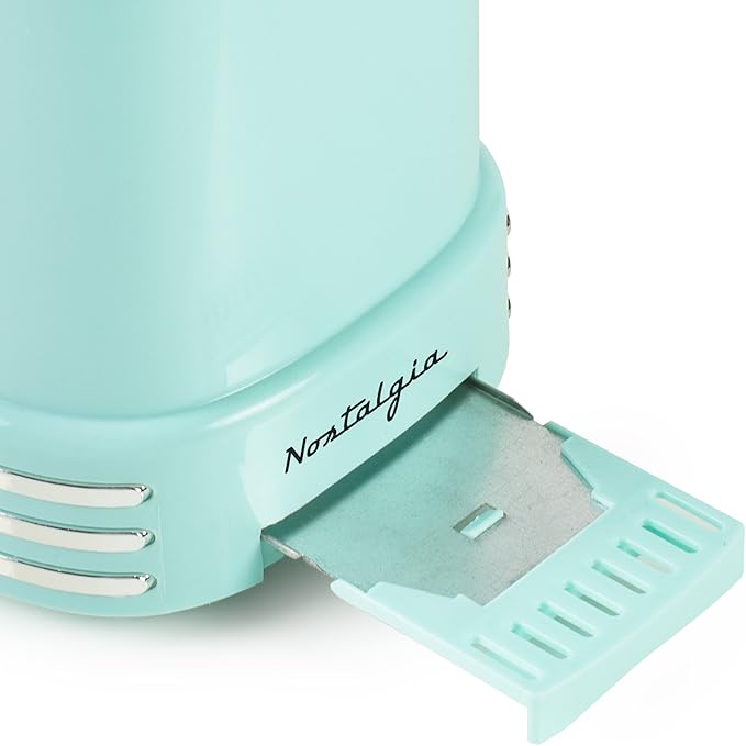 Nostalgia New and Improved Retro Wide 2-Slice Toaster Perfect For Bread, English Muffins, Bagels, 5 Browning Levels, With Crumb Tray & Cord Storage