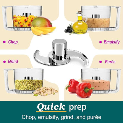 DLC-861TXB-CSR for Cuisinart Food Processor DFP-11, DLC-2011, DLC-8 Only | No Microplastic Release, Modular, Resists Cracking & Chipping & Grease, Easily Handle Hard Ingredients, Serrared Edge