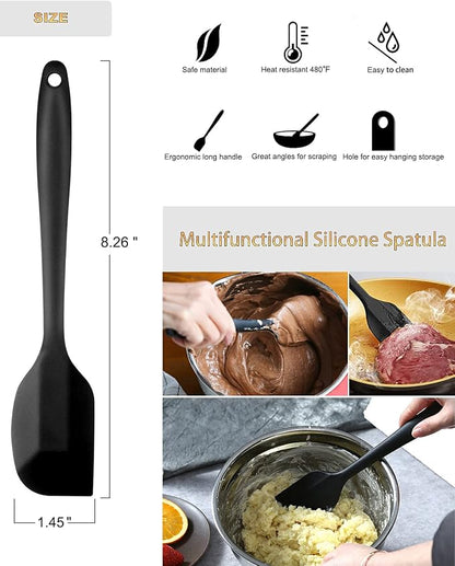 Double Boiler Pot Set, Stainless Steel Melting Pot with Silicone Spatula for Melting Chocolate, Soap, Wax, Candle Making (600ml and 1600ml,Green)