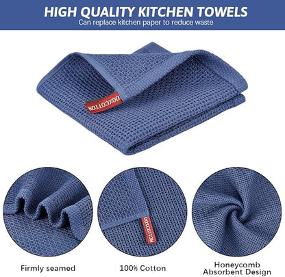 Nialnant 6 Pcs Kitchen Hand Towels, 100% Cotton Dish Towels for Washing Dishes, Super Soft and Absorbent Tea Towel-13 x 28 in