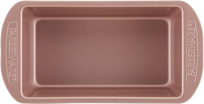 Farberware Nonstick Bakeware Meatloaf/Nonstick Baking Loaf Pan - 9 Inch x 5 Inch, Rose Gold