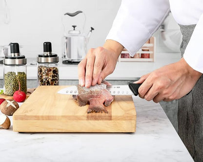 Cuisine Pro 7-Inch Chef Knife – NSF Certified High Carbon Stainless Steel Blade – Extra-Wide Razor-Sharp Edge – Ergonomic Non-Slip Handle – Dishwasher Safe