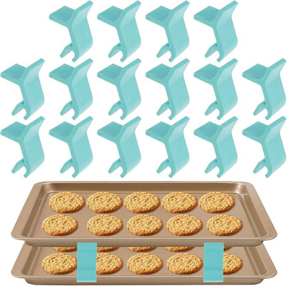 32PCS Baking Sheet Stackers Set Space-Saving Tray Stackers Reusable Trays Stacking Holder Multipurpose Baking Tray Stackers for Freeze Dryer Trays (32PCS)