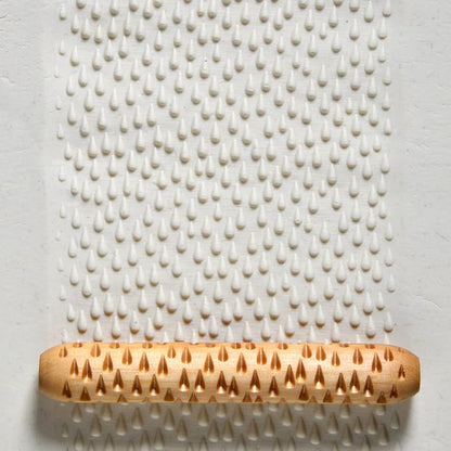 MKM Pottery Tools Wood Hand Rollers for Clay (HR-64 Rain)