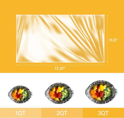 Sunvivi Slow Cooker Liners, Disposable Cooking Bags Large Size Pot Liners Fit 1QT to 4QT,Suitable for Oval & Round Pot 10 Count (Pack of 2)
