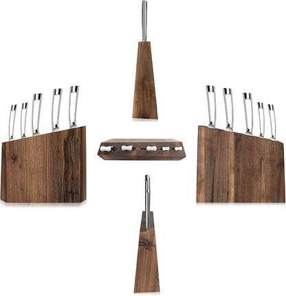 Cangshan N1 Series 6-Piece German Steel Forged Knife Block Set, Walnut Block