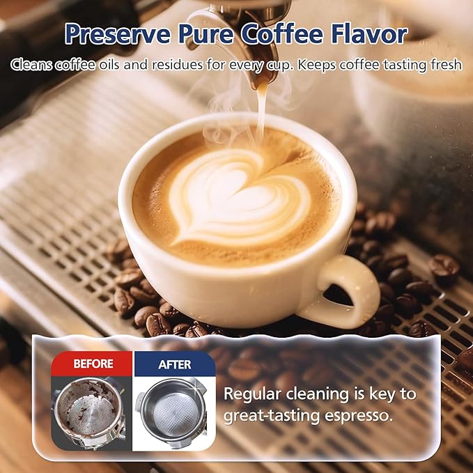 16 Pack BEC250 Espresso Cleaning Tablets Compatible with Breville Espresso Machine